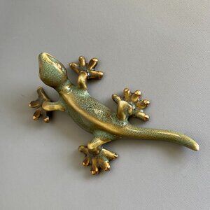 Golden Pond Gecko Wall Plaque​​​
